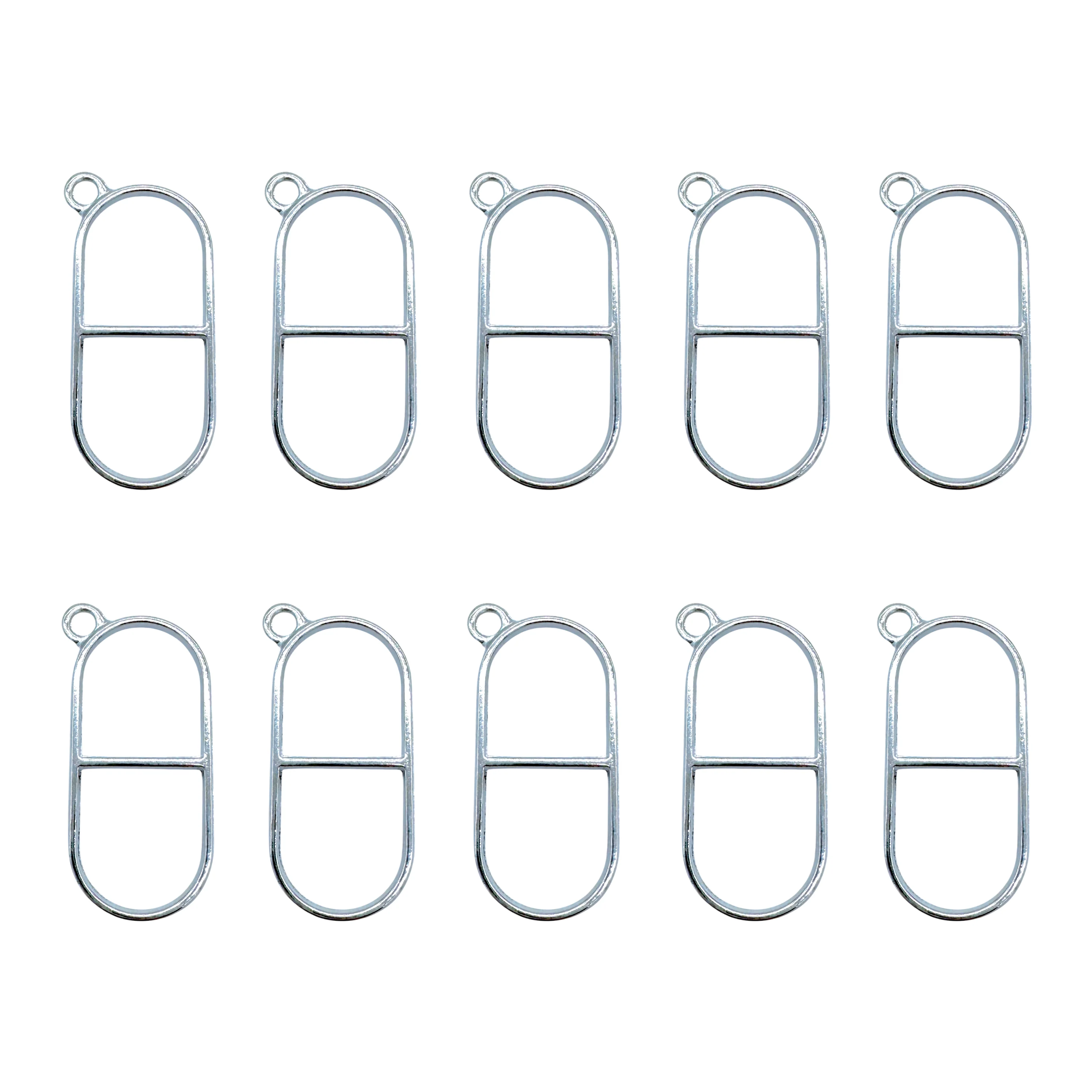 Pill Open Back Bezel Blank - 10 Pcs - Image 5