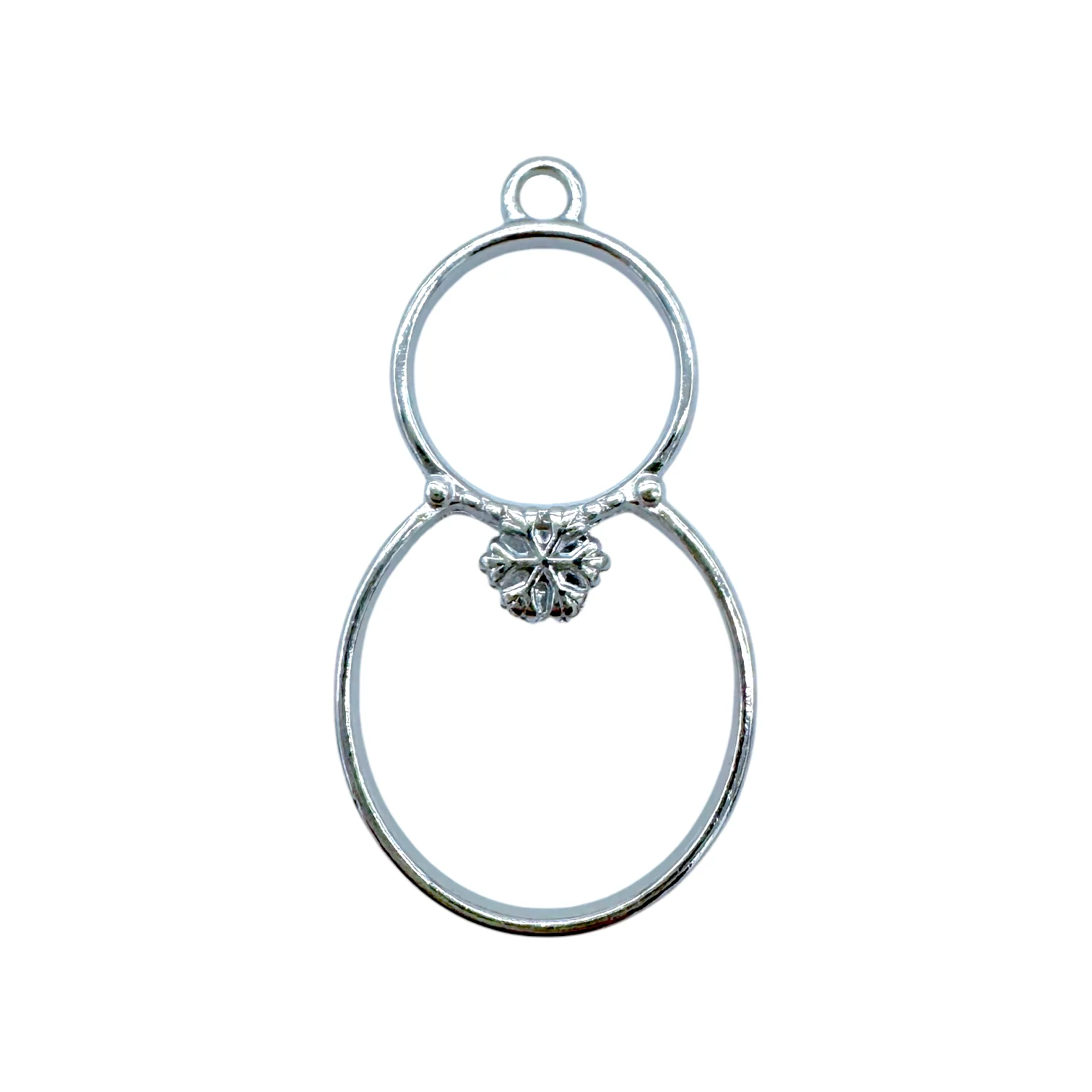 Snowman Open Back Bezel Blanks - 10 Pcs - Image 2