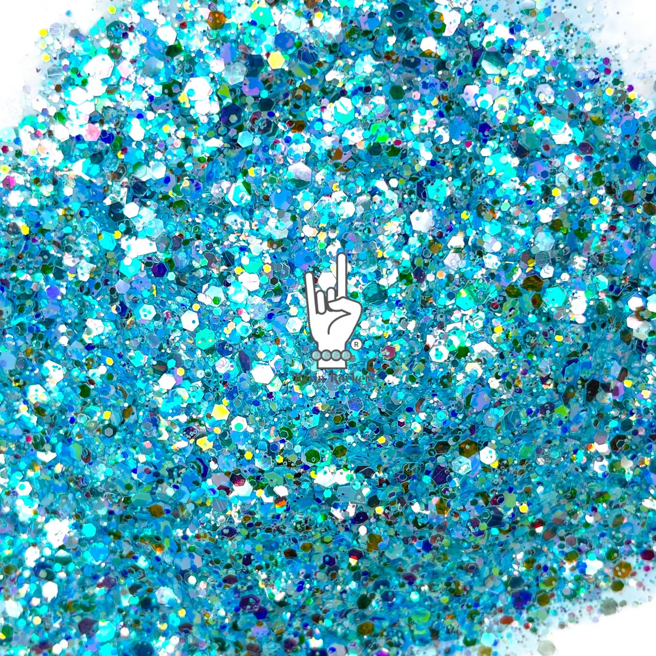 Better Off Alone Mirror Shine Tie Dye Pearlescent Chunky Glitter Mix