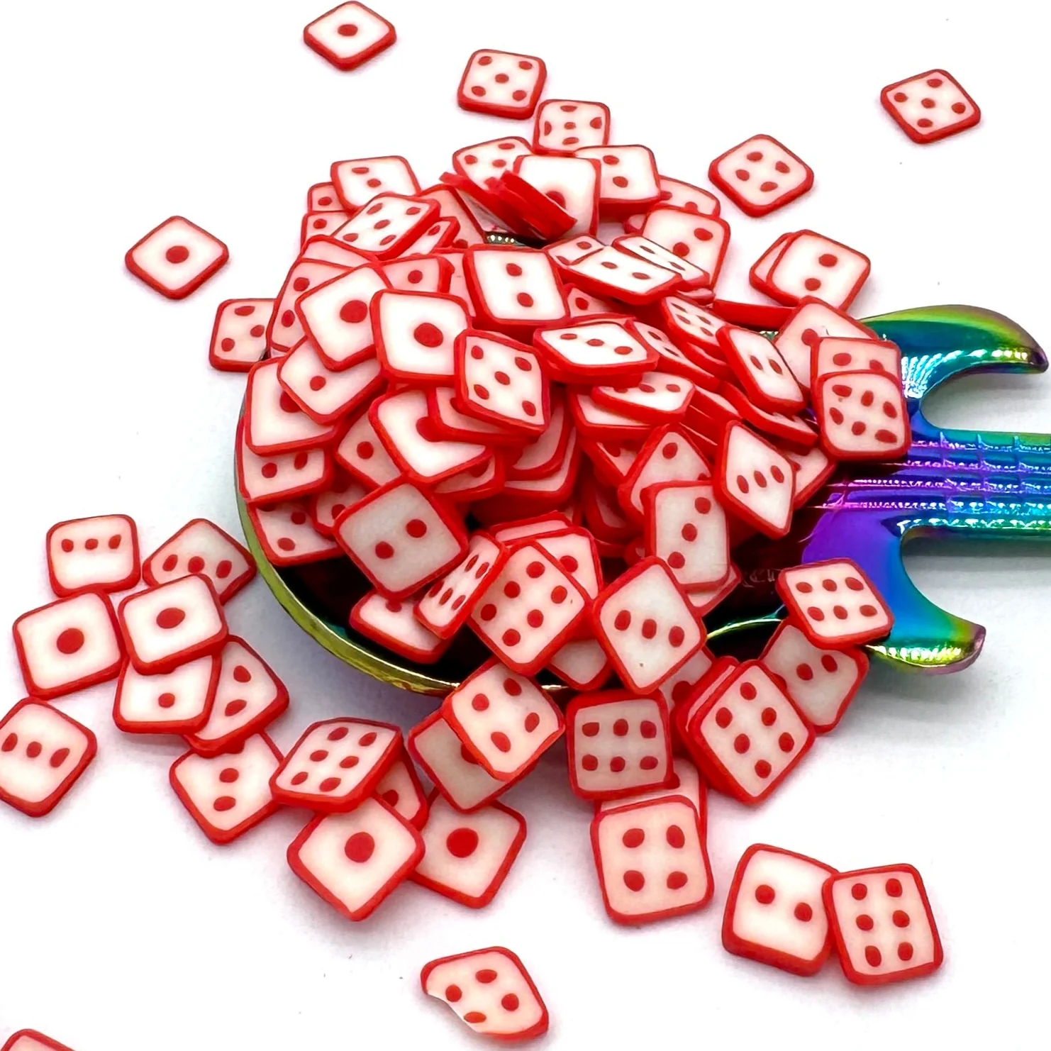 Dice Polymer Clay Pieces - Image 3