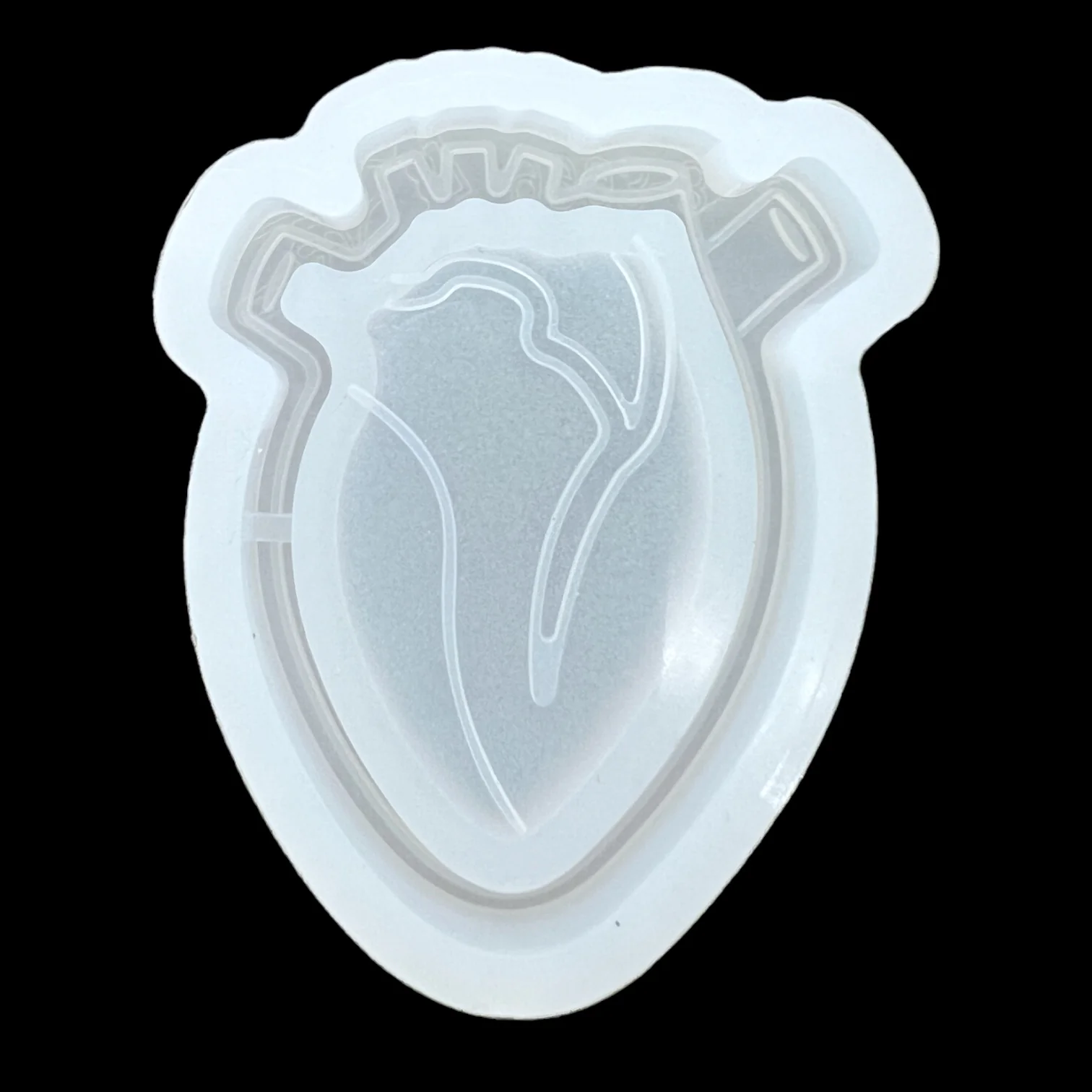 Human Heart Medical Shaker Badge Reel or Phone Grip Shaker Mold - Image 2