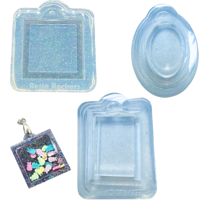 Jewelry Necklace Pendant Shaker Mold Handmade in USA - Image 2