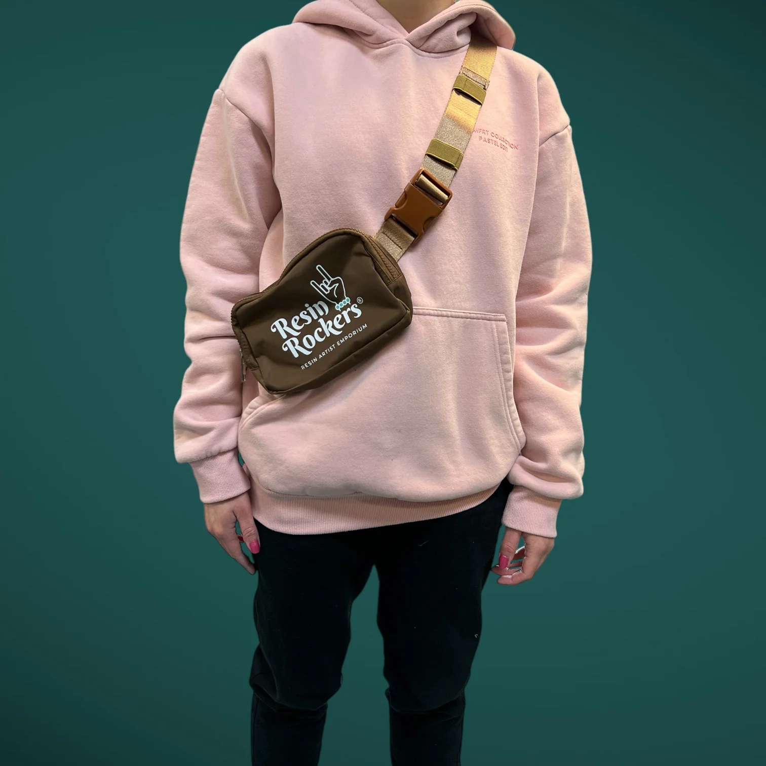 Resin Rockers Brown Belt Bag - Image 2