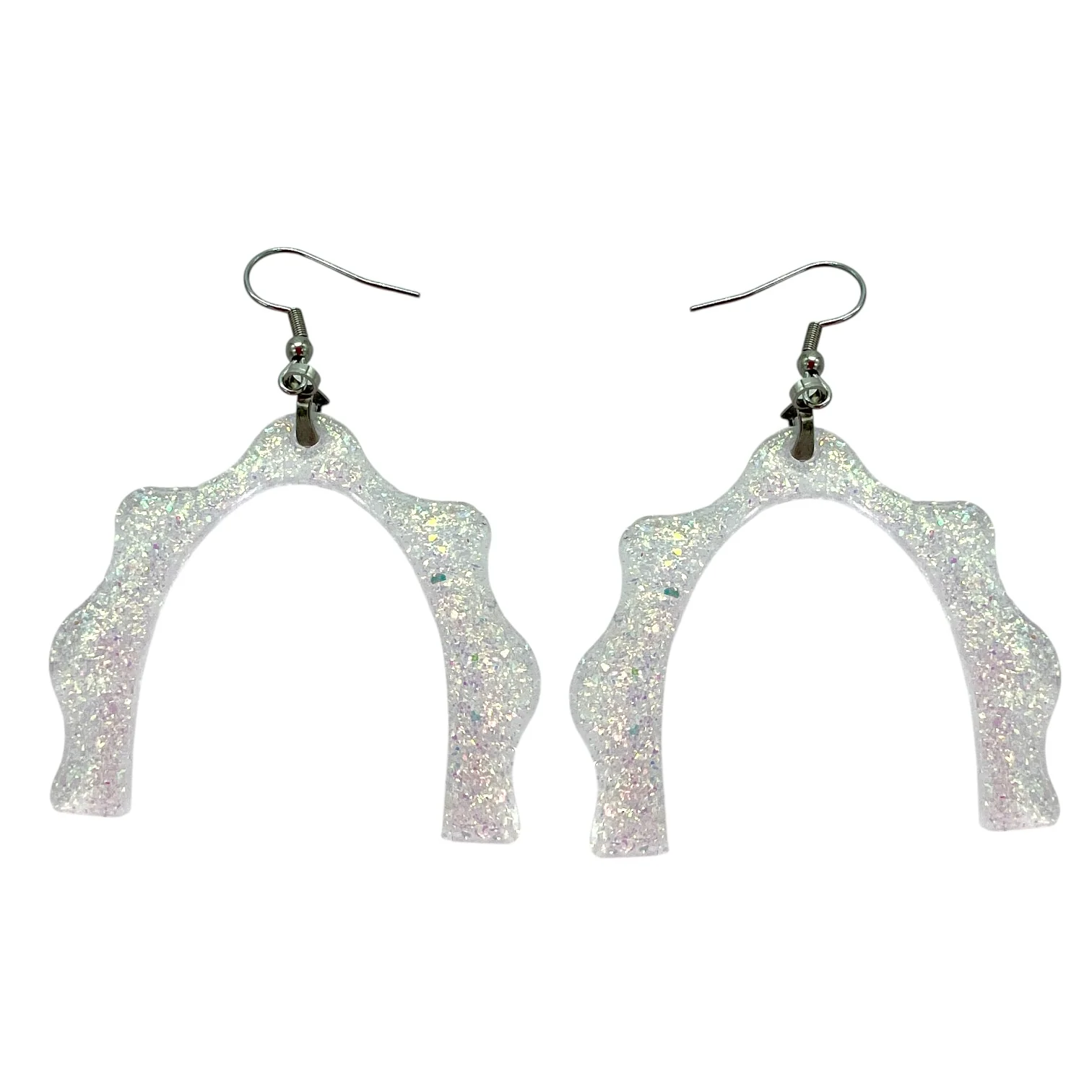 Dual Wavy Arch Dangle Earring Mold - Image 3