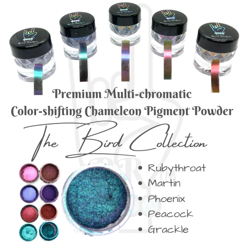 Peacock Color-shift Multi-chromatic Chameleon Pigment Powder - Image 2