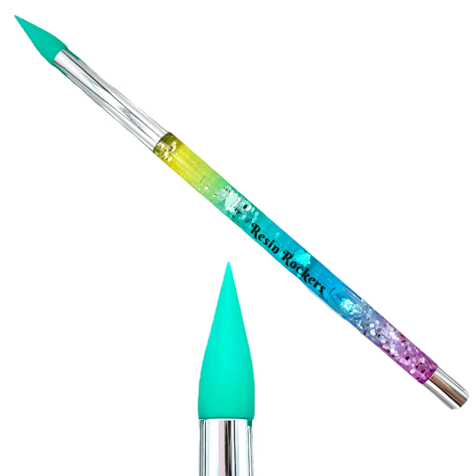 Reusable Silicone Snow Globe Glitter Brushes - Image 3