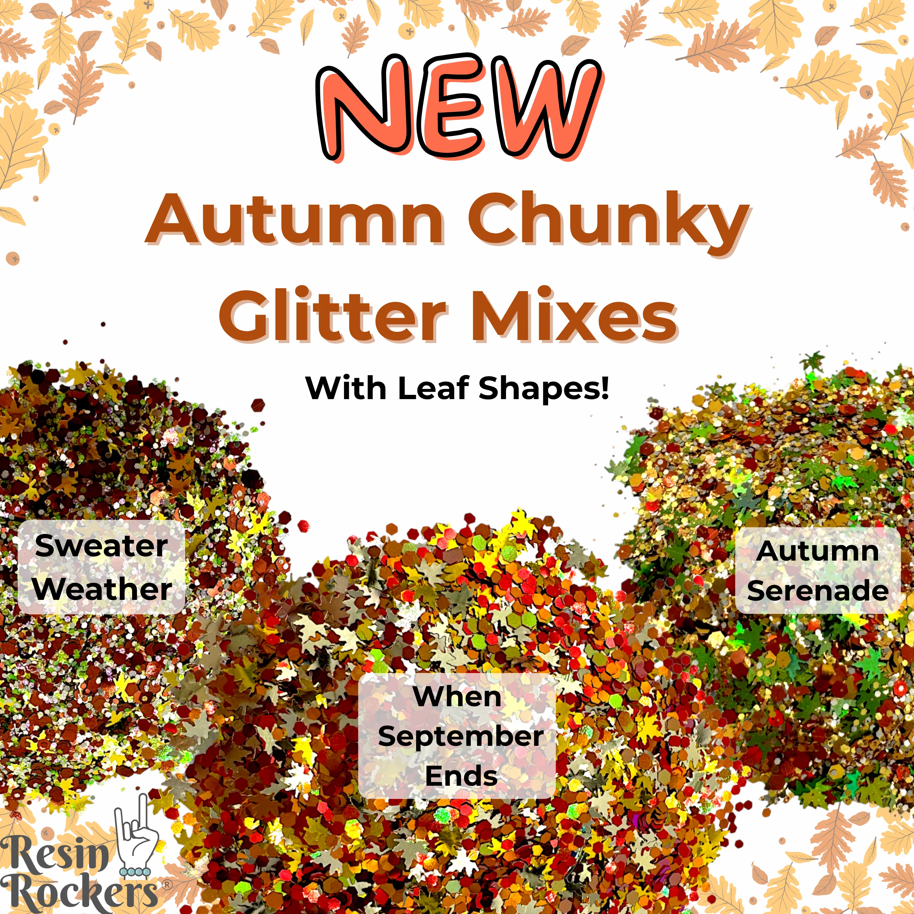 Sweater Weather Chunky Glitter Mix With Shapes - Image 3