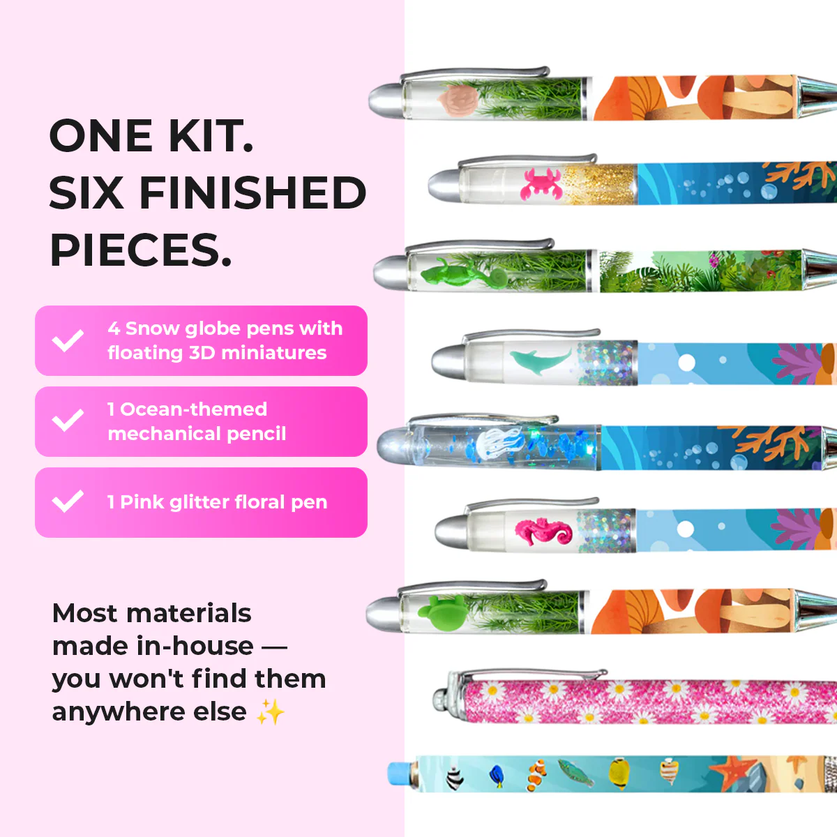 The Floating Fantasy UV Resin Pen Class Kit: Snow Globe Edition (Preorder) - Image 3