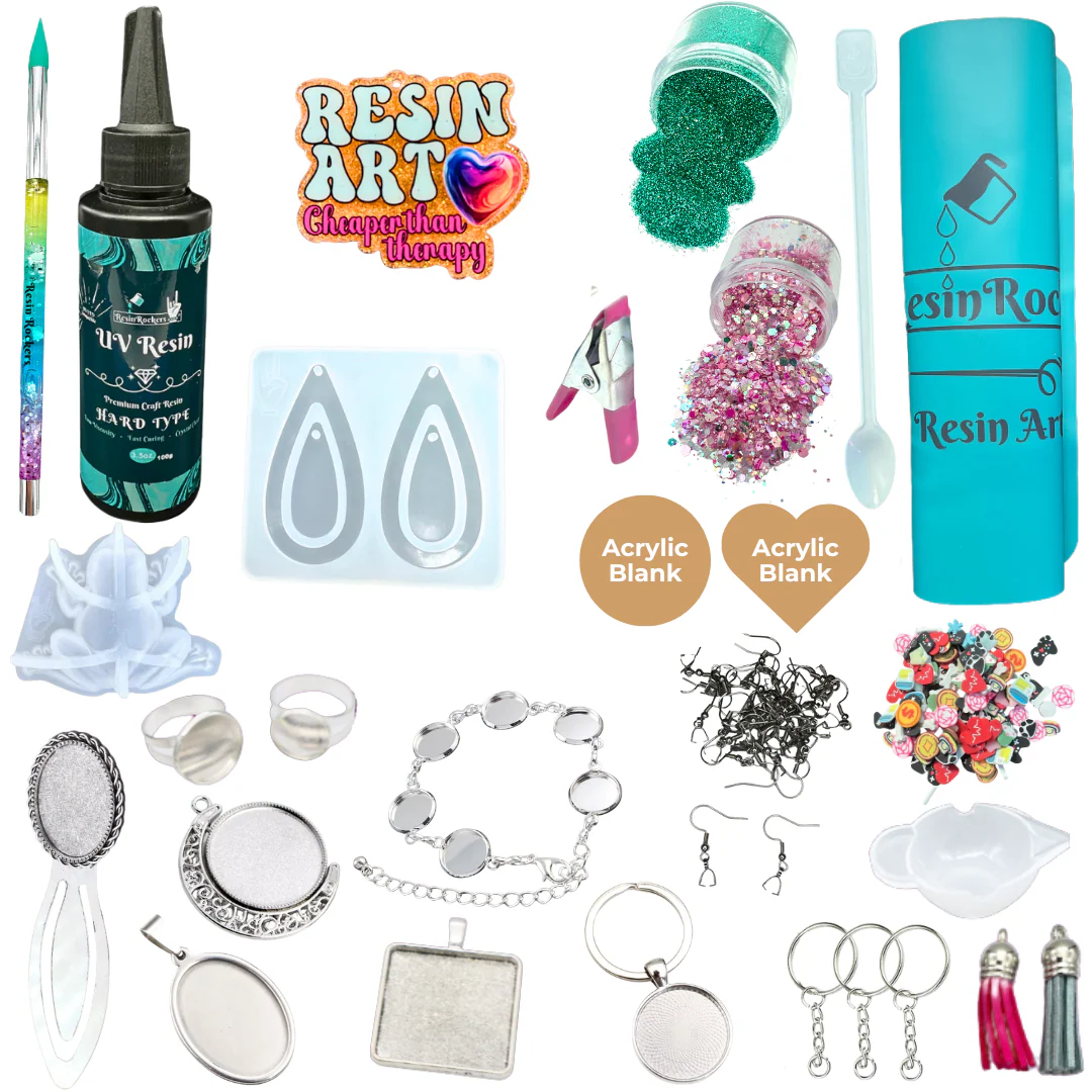 UV Resin Beginner's Kit — Everything You Need to Start Crafting + Free Class ($150 Value) - Image 7